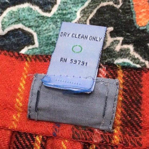 VTG Cambridge Dry Goods Red Tartan Plaid Pleated Wrap Mini Skirt Sz.4 - Picture 4 of 13